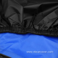 Safety breathable polyester blue motorcycle cover